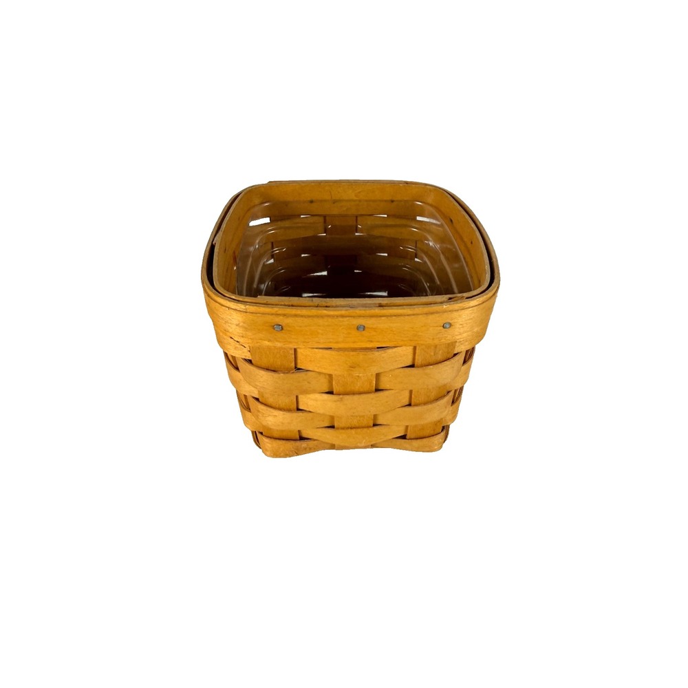 2001 Longaberger Teaspon Basket 5"L x 5"W x 4.5"H